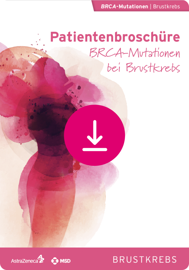 Patientenbroschüre BRCA-Mutationen bei Brustkrebs - PDF öffnen